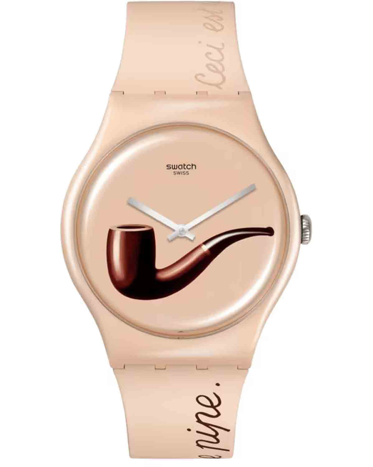 SWATCH ART JOURNEY 2023 LA TRAHISON DES IMAGES BY RENE MAGRITTE