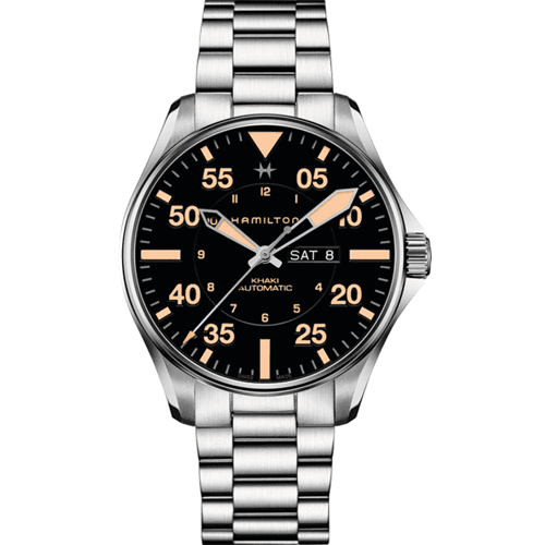 KHAKI PILOT DAY DATE AUTO